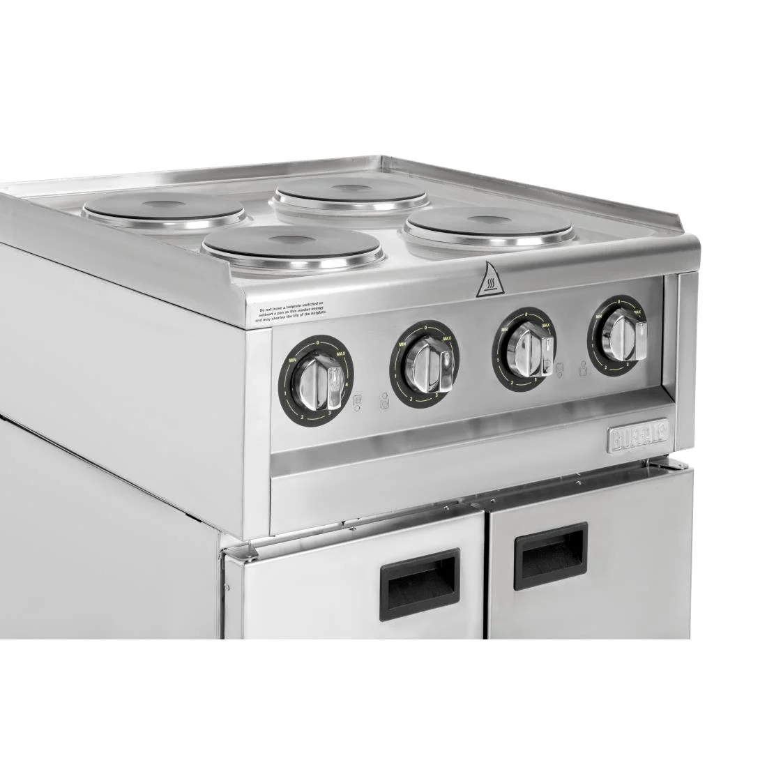 Buffalo 600 Series Freestanding 4 Plate Electric Hob 7kW - Image 7