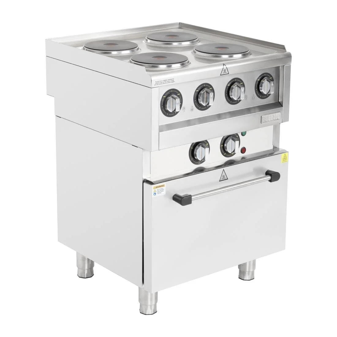 Buffalo 600 Series 4 Plate Electric Convection Oven Range