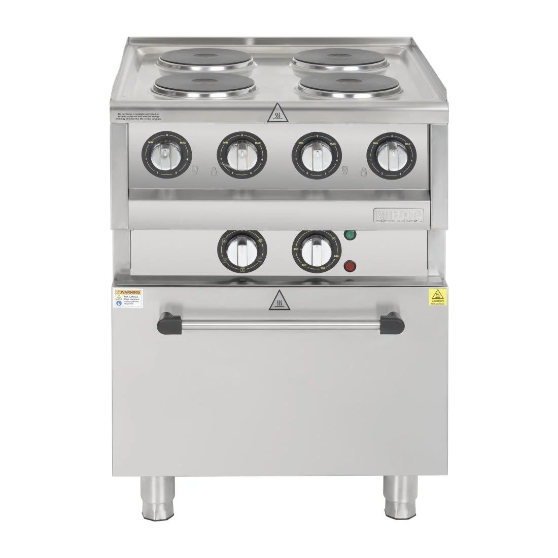 Buffalo 600 Series 4 Plate Electric Convection Oven Range - Image 5