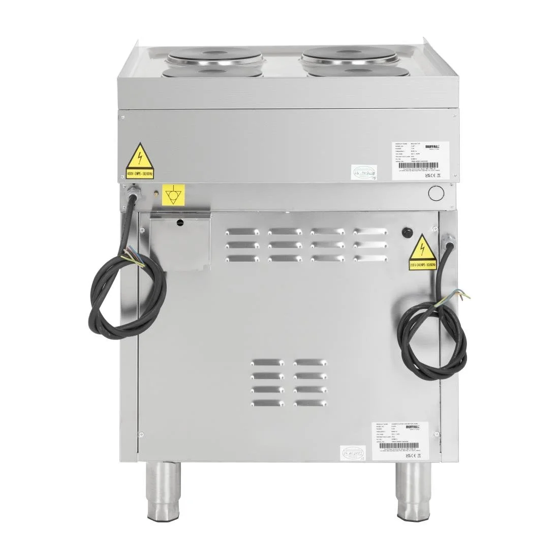 Buffalo 600 Series 4 Plate Electric Convection Oven Range - Image 11