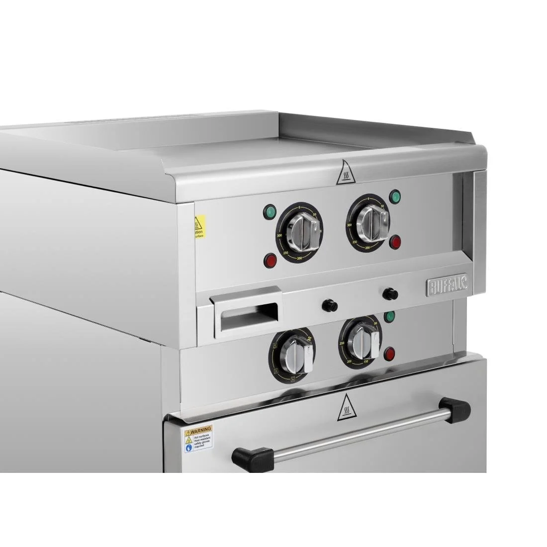 Buffalo 600 Series Freestanding Electric Griddle with Convection Oven - Image 6