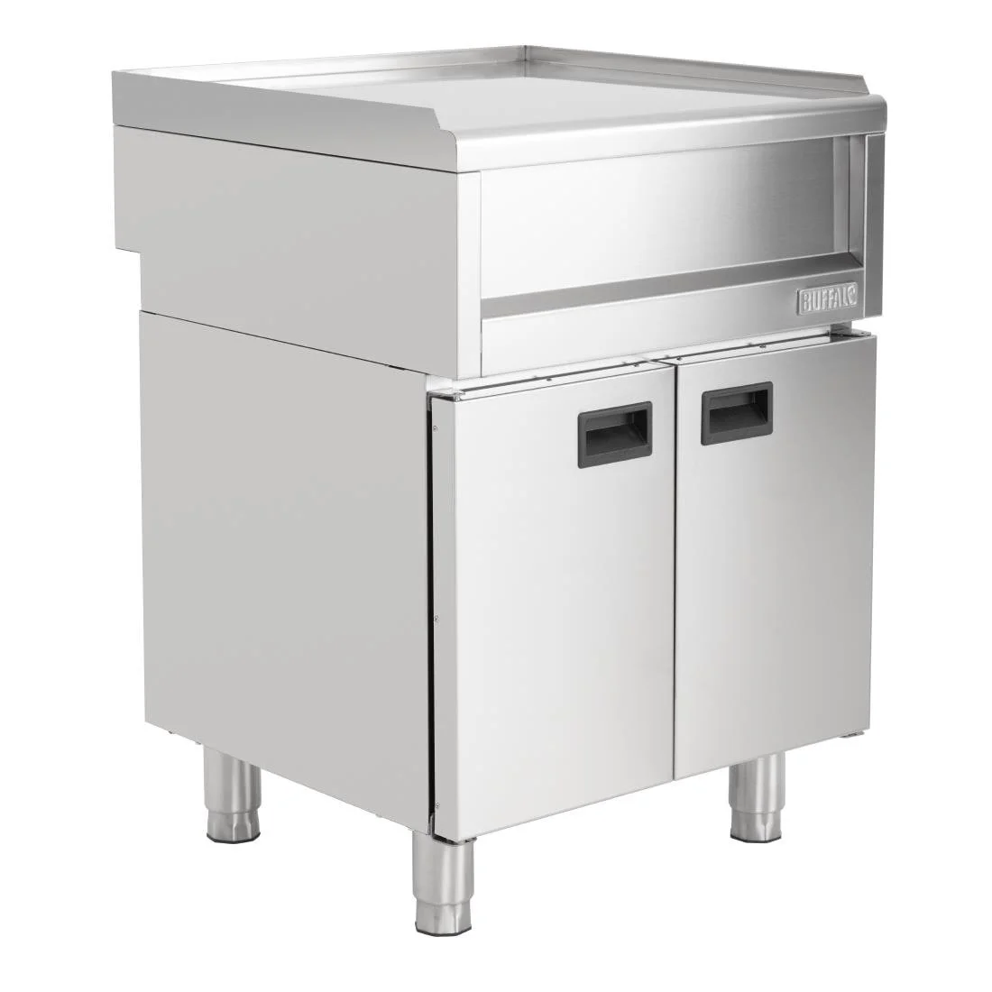 Buffalo 600 Series Neutral Prep Counter with Cupboard 600mm - Image 1