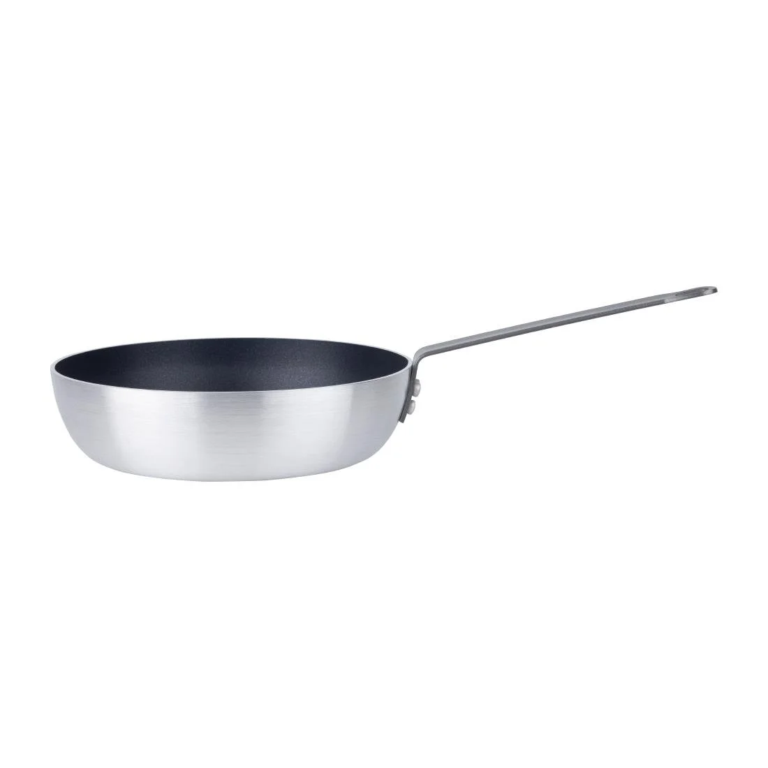 Vogue Aluminium Non-Stick Flared Induction Sauté Pan 28cm - Image 2