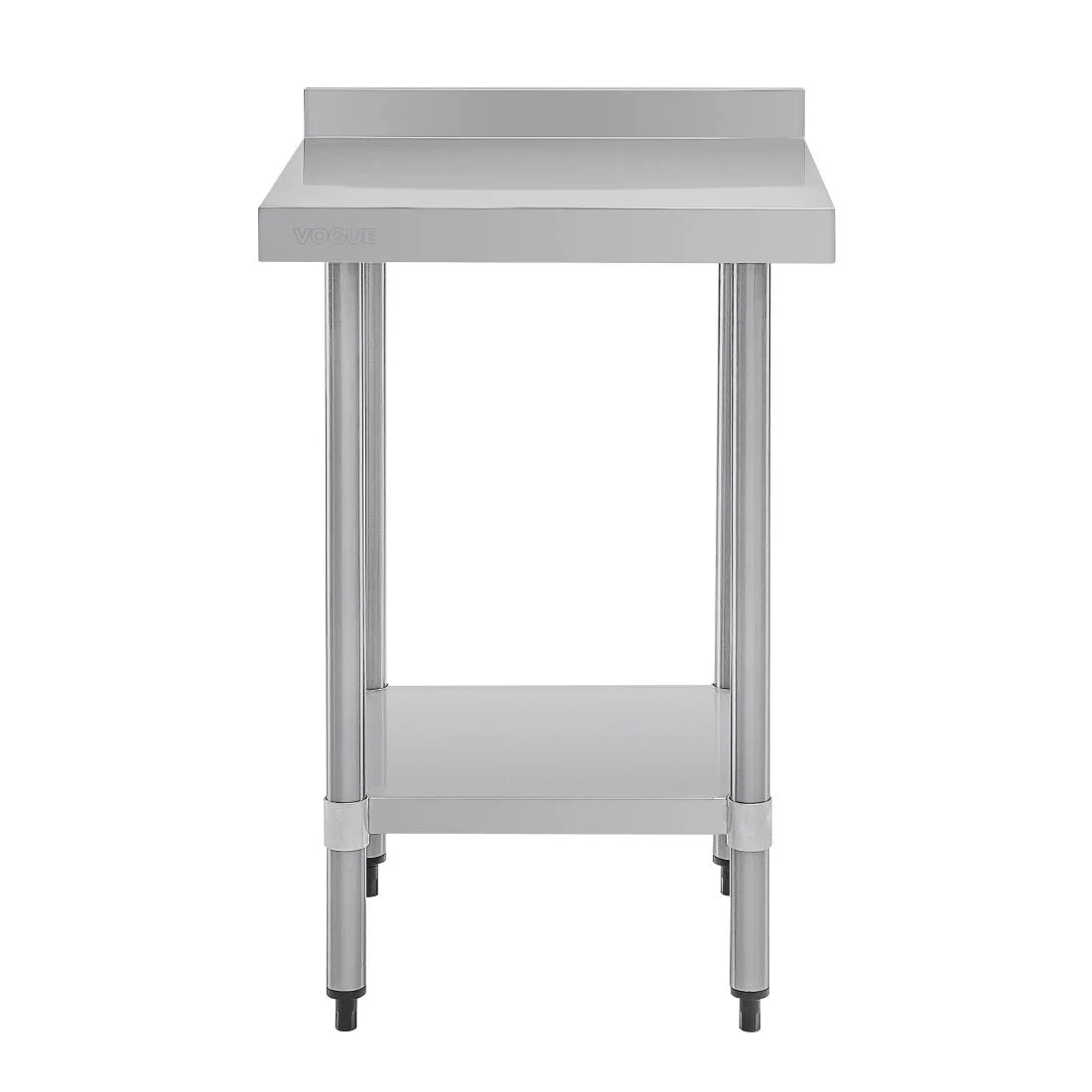 Vogue Stainless Steel Prep Table with Upstand 600mm - Image 3