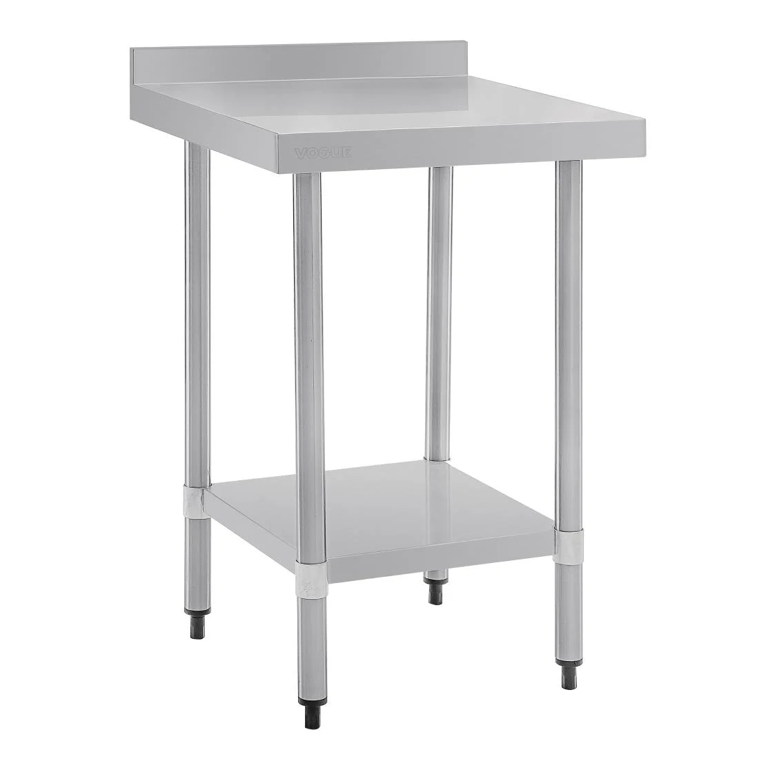 Vogue Stainless Steel Prep Table with Upstand 600mm - Image 4
