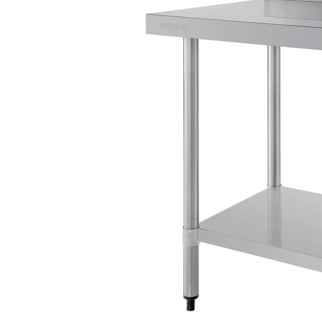 Vogue Stainless Steel Prep Table with Upstand 900mm - Image 9