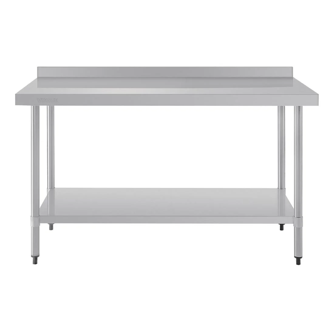 Vogue Stainless Steel Prep Table with Upstand 1500mm - Image 5