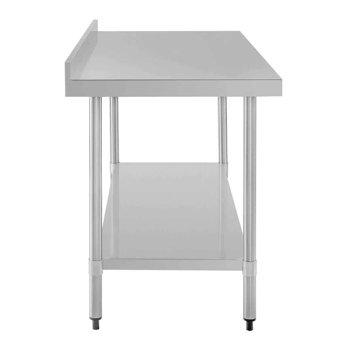 Vogue Stainless Steel Prep Table with Upstand 1500mm - Image 8