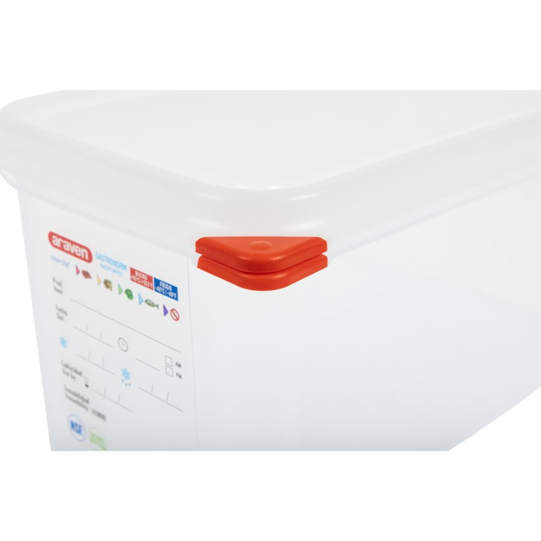 Araven 1/4 GN Food Container 4.3Ltr