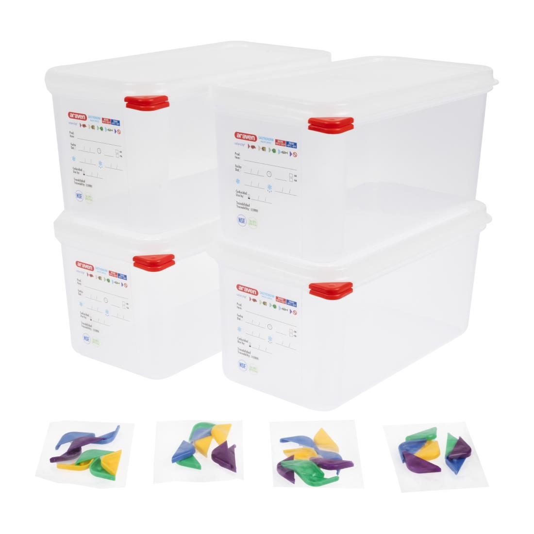 Araven 1/3 GN Food Container 6Ltr