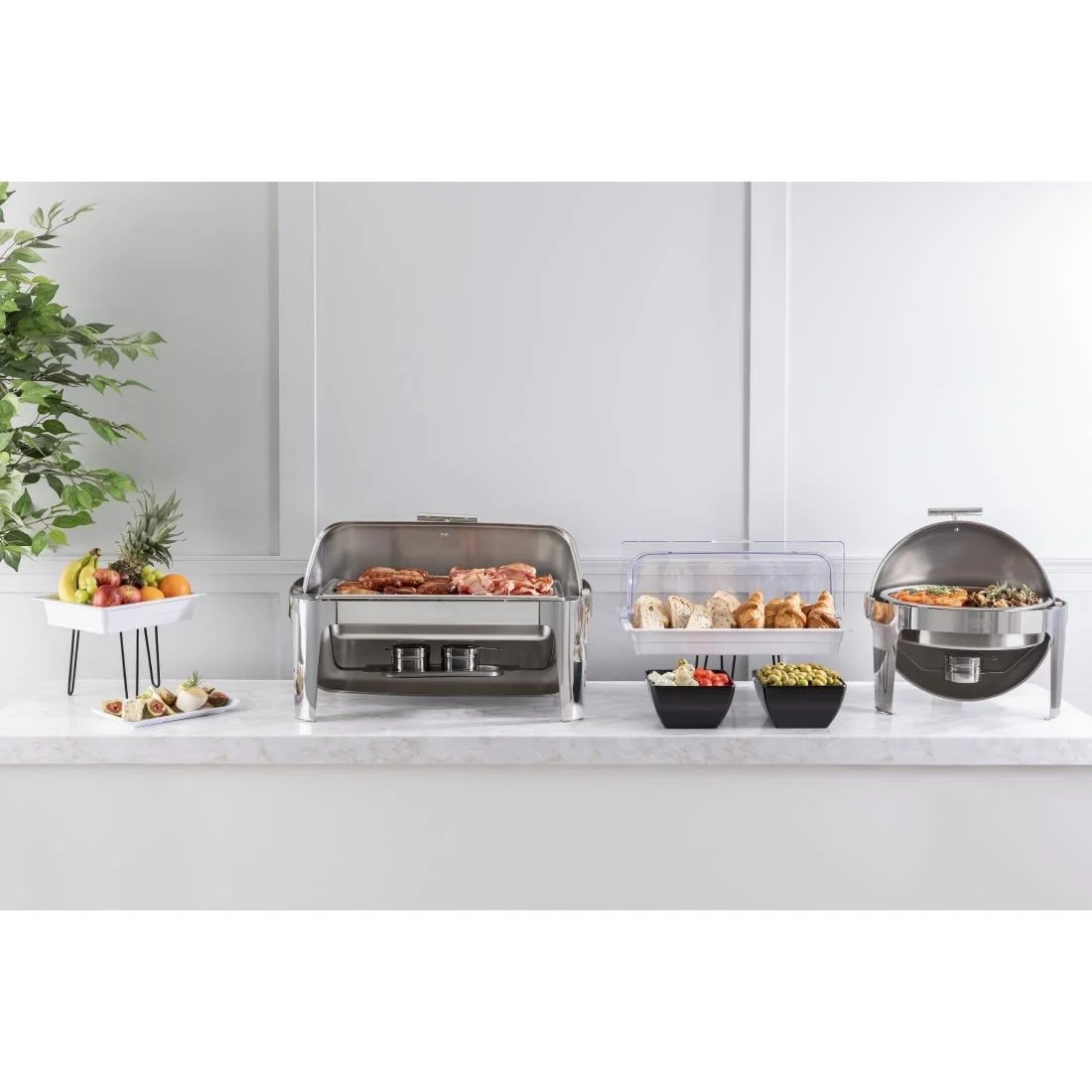 Olympia Madrid Roll Top Chafing Dish - Image 3
