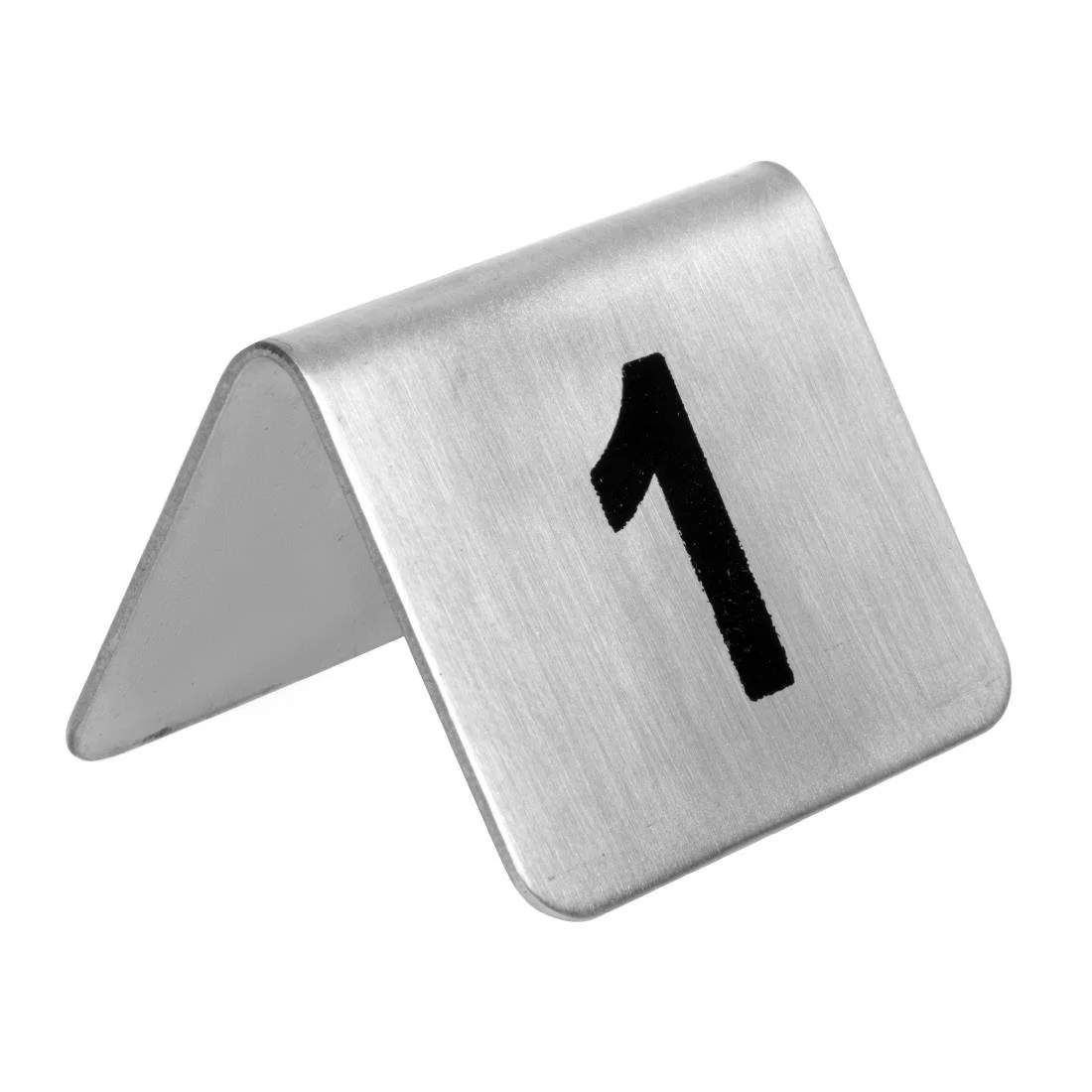Olympia Stainless Steel Table Numbers 1-10 (10 Pack) - Image 1