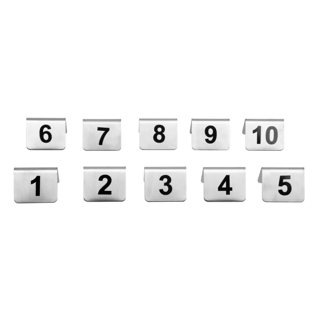 Olympia Stainless Steel Table Numbers 1-10 (10 Pack) - Image 4