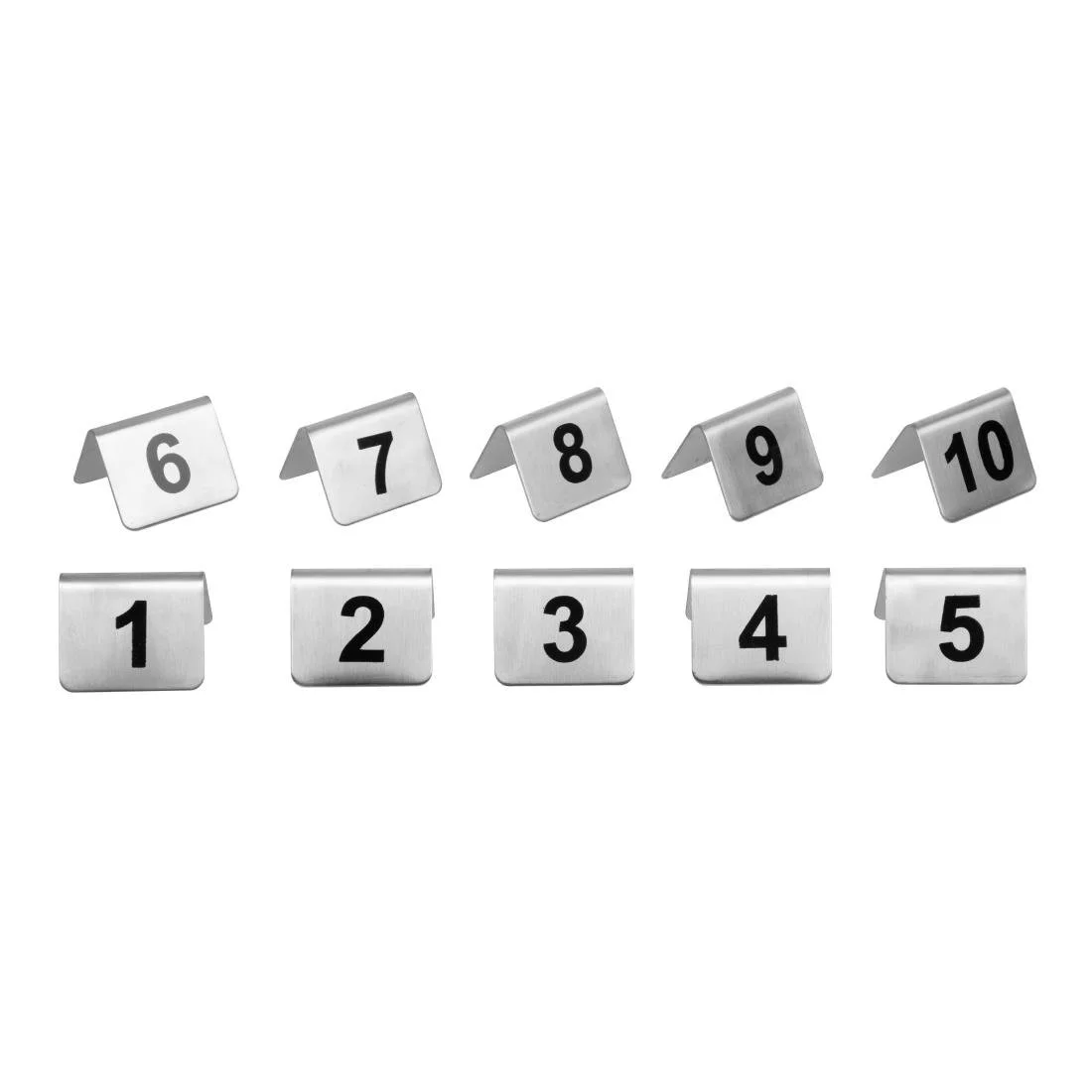 Olympia Stainless Steel Table Numbers 1-10 (10 Pack) - Image 5