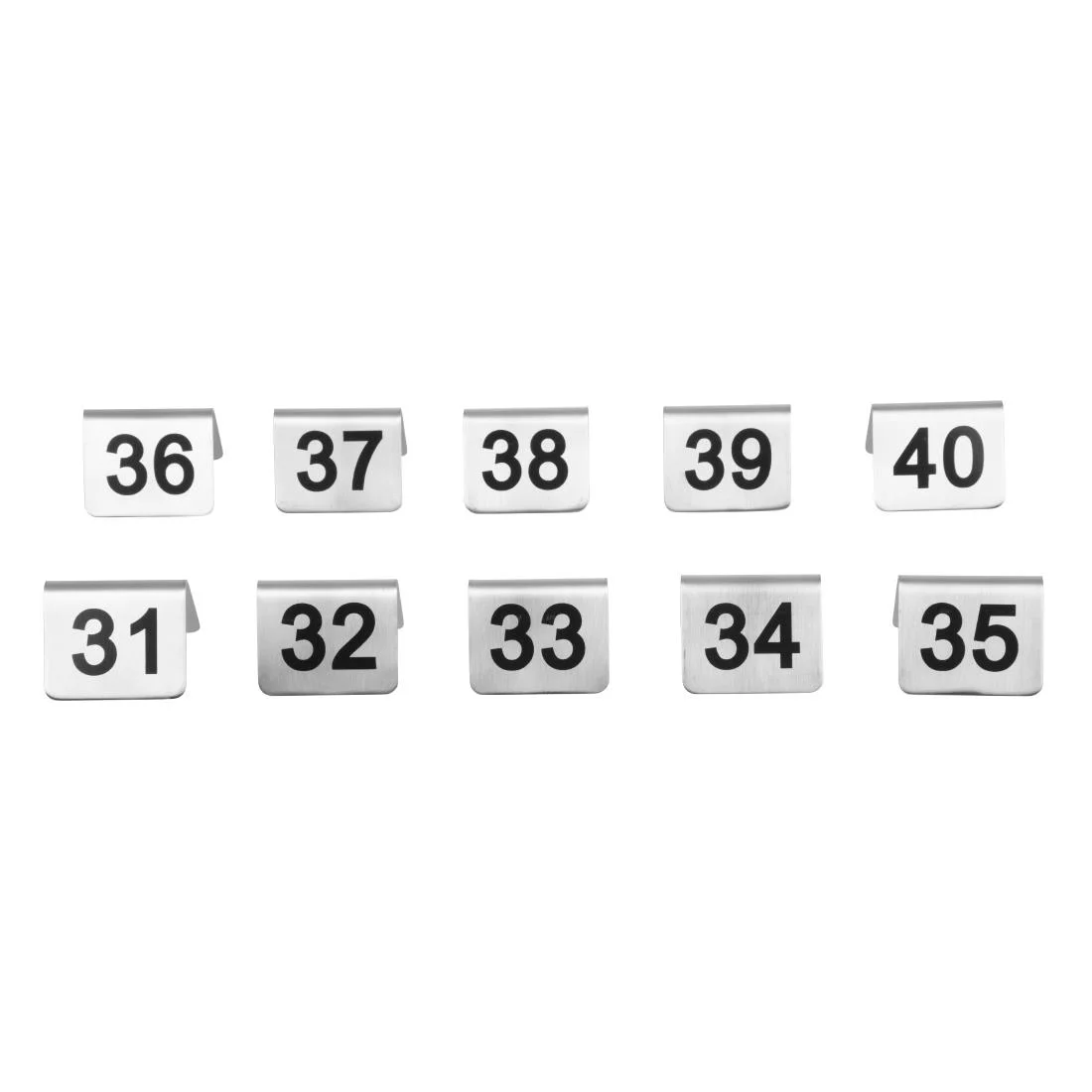 Olympia Stainless Steel Table Numbers 31-40 (10 Pack) - Image 4
