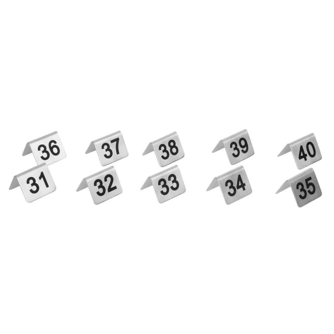 Olympia Stainless Steel Table Numbers 31-40 (10 Pack) - Image 6