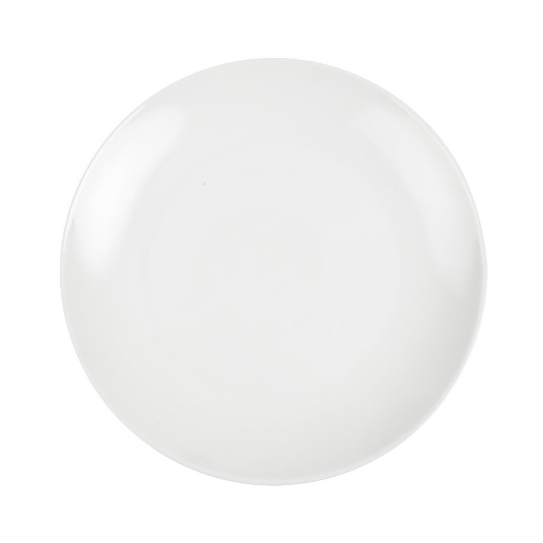 Olympia Whiteware Coupe Plates 200mm