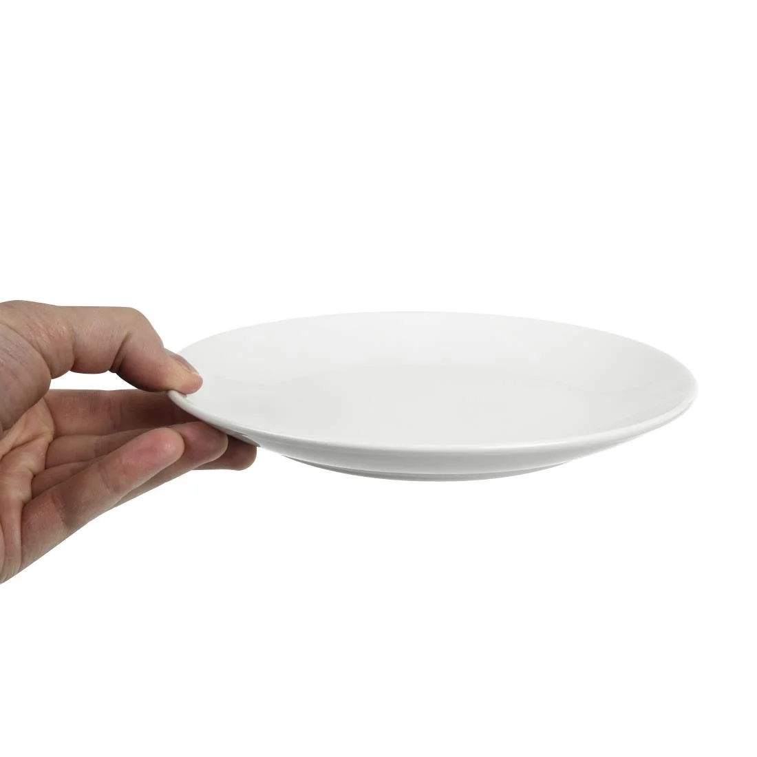 Olympia Whiteware Coupe Plates 200mm - Image 6
