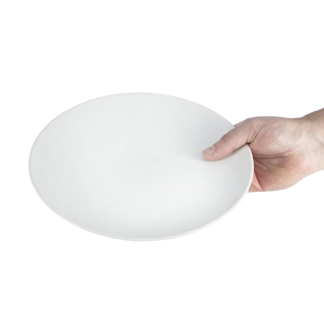 Olympia Whiteware Coupe Plates 250mm