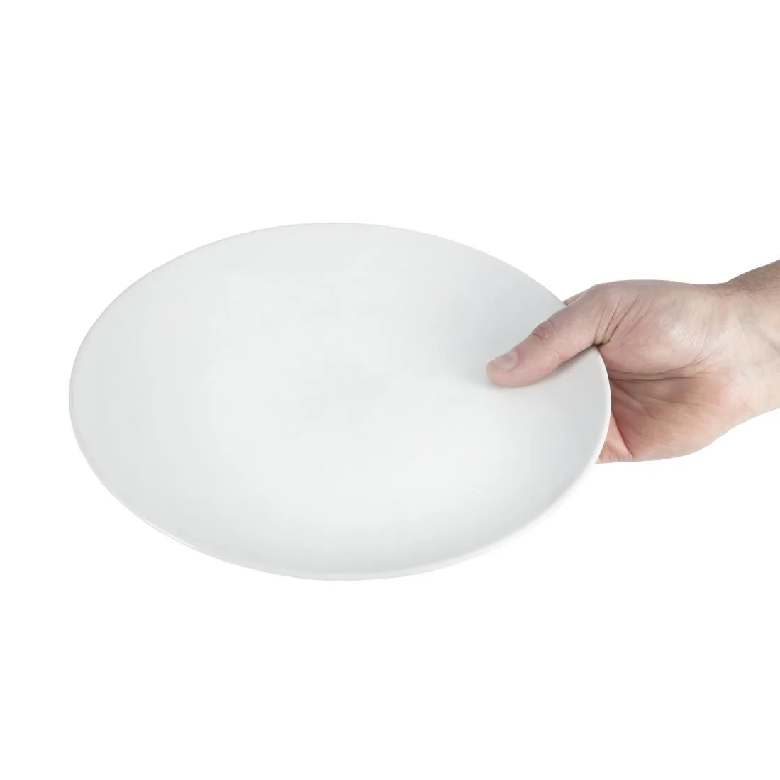 Olympia Whiteware Coupe Plates 250mm - Image 6