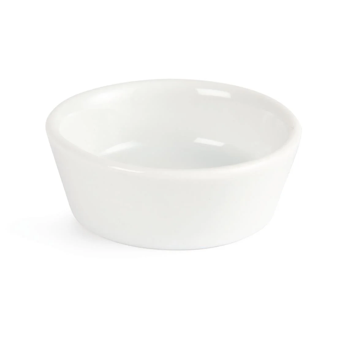 Olympia Whiteware Sloping Edge Bowls 50mm - Image 2