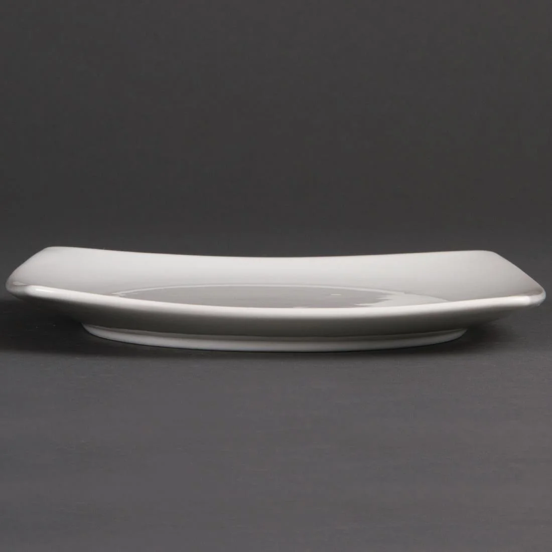 Olympia Whiteware Rounded Square Plates 185mm - Image 3