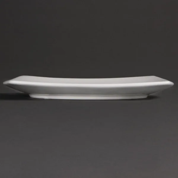 Olympia Whiteware Rounded Square Plates 240mm