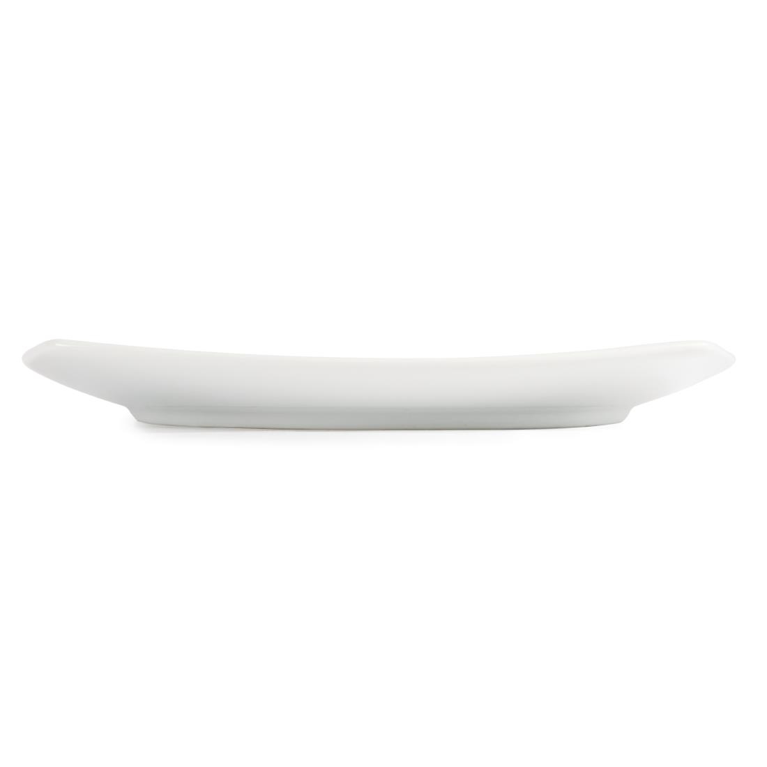 Olympia Whiteware Rounded Square Plates 240mm