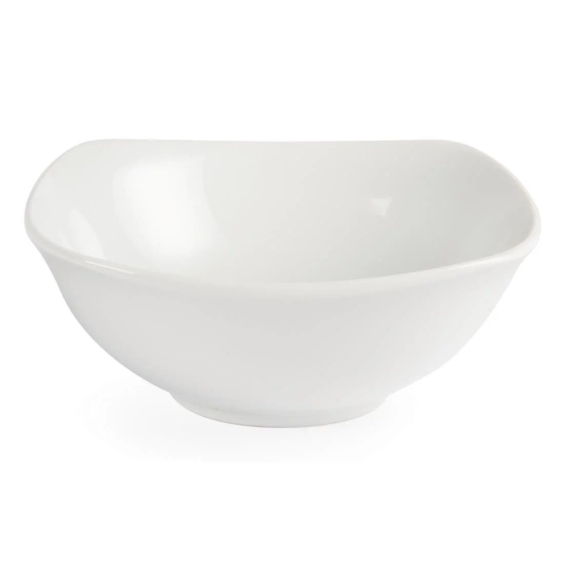 Olympia Whiteware Rounded Square Bowls 180mm - Image 3