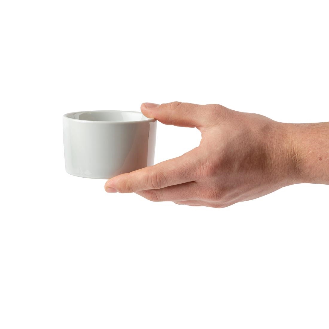 Olympia Whiteware Contemporary Ramekins 90mm