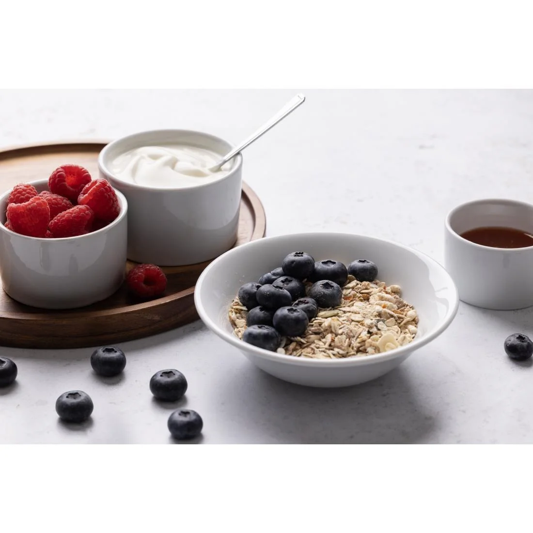 Olympia Whiteware Oatmeal Bowls 150mm - Image 7
