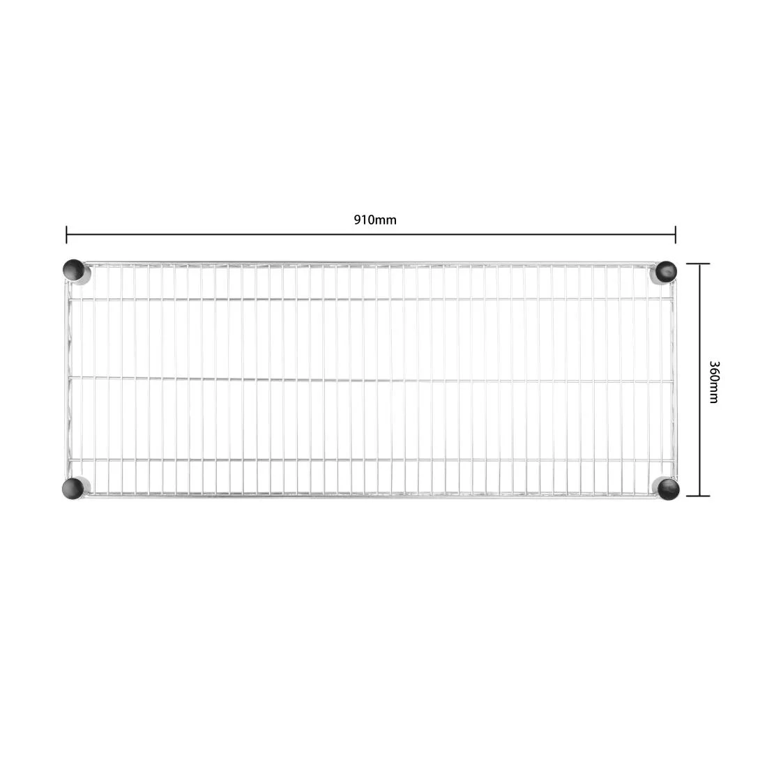 Vogue Steel Wire Wall Shelf 910mm - Image 5