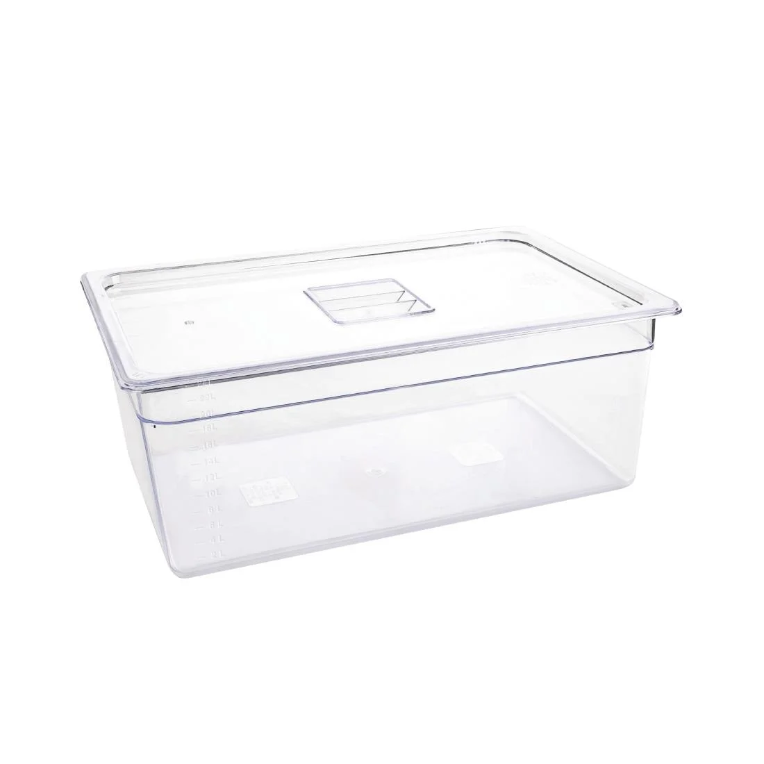 Vogue ABS Gastronorm Tray Clear GN 1/1 200mm - Image 3