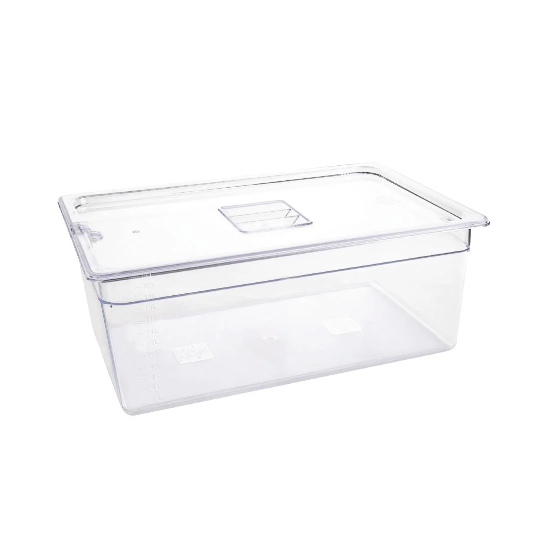 Vogue ABS Gastronorm Tray Clear GN 1/1 200mm - Image 4