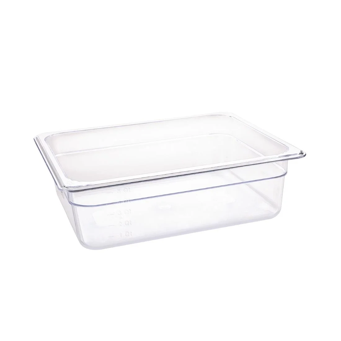 Vogue ABS Gastronorm Tray Clear GN 1/2 100mm