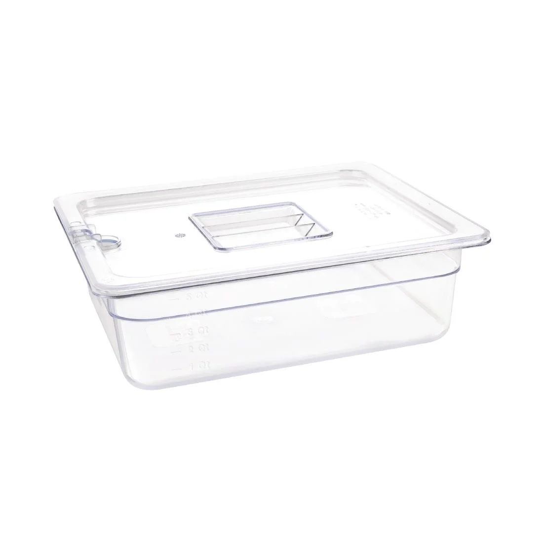 Vogue ABS Gastronorm Tray Clear GN 1/2 100mm - Image 4