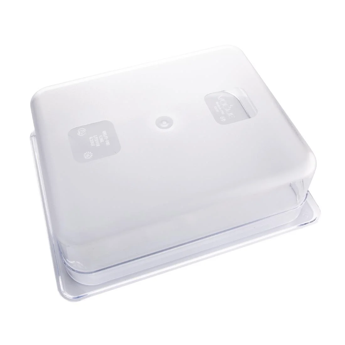 Vogue ABS Gastronorm Tray Clear GN 1/2 100mm - Image 6