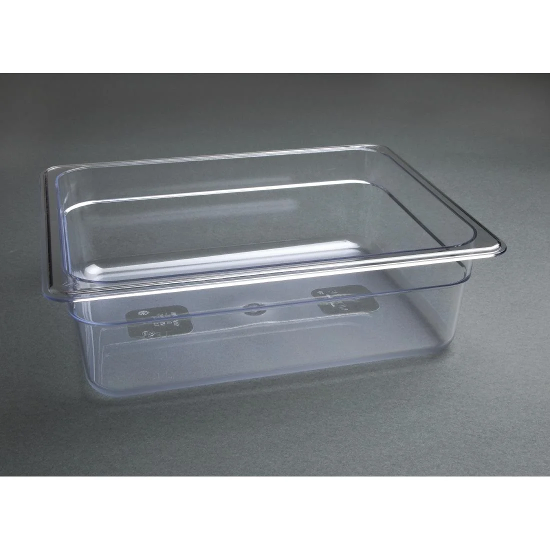 Vogue ABS Gastronorm Tray Clear GN 1/2 100mm - Image 7