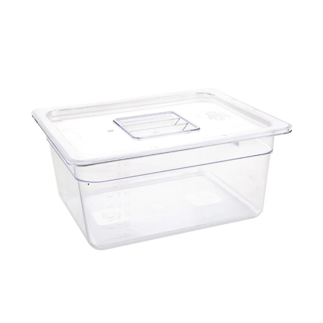Vogue Polycarbonate 1/2 Gastronorm Container 150mm Clear - Image 3