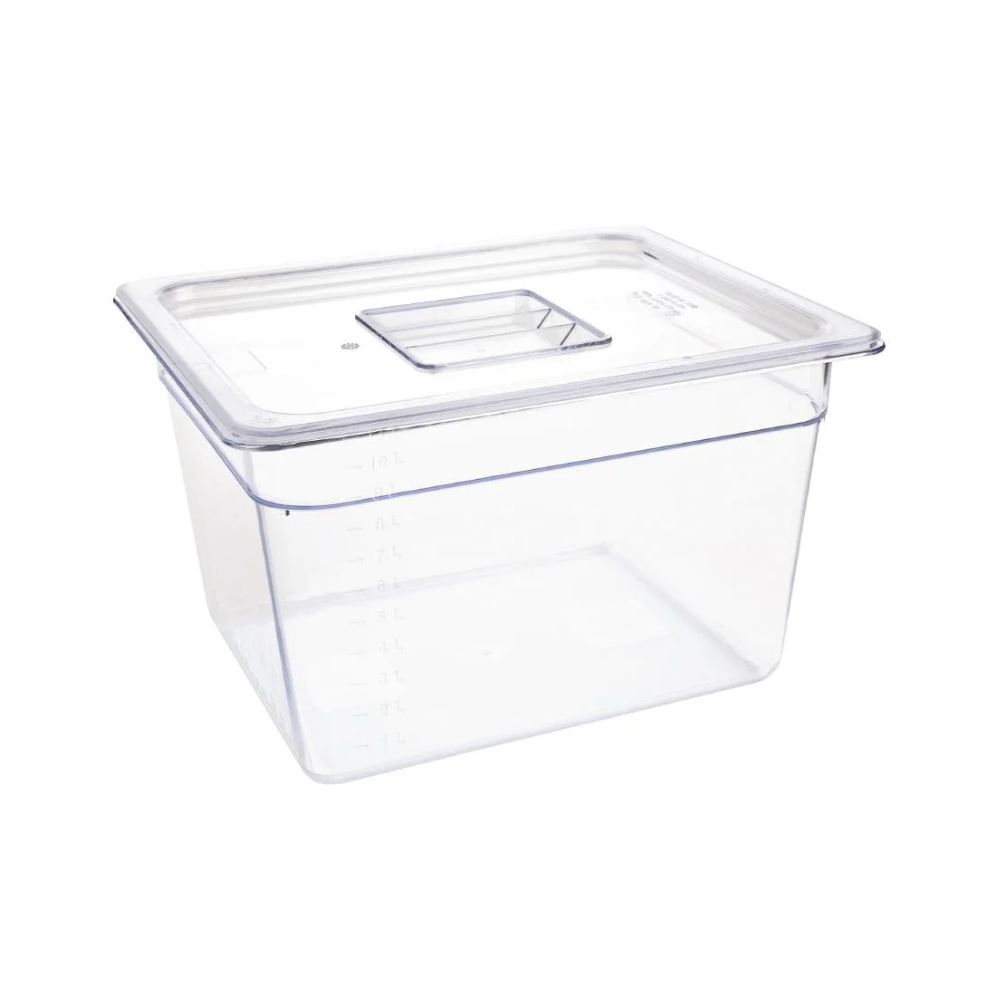 Vogue Polycarbonate 1/2 Gastronorm Container 200mm Clear - Image 3