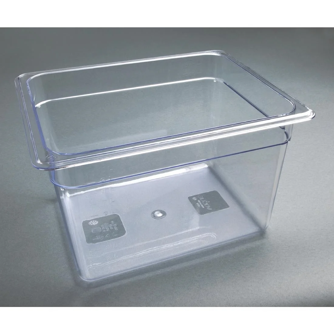 Vogue Polycarbonate 1/2 Gastronorm Container 200mm Clear - Image 7
