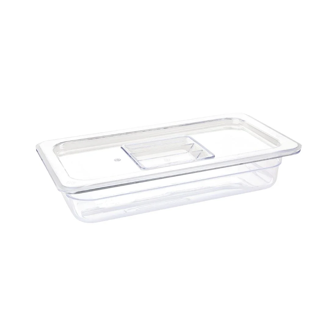 Vogue Polycarbonate 1/3 Gastronorm Container 65mm Clear - Image 3