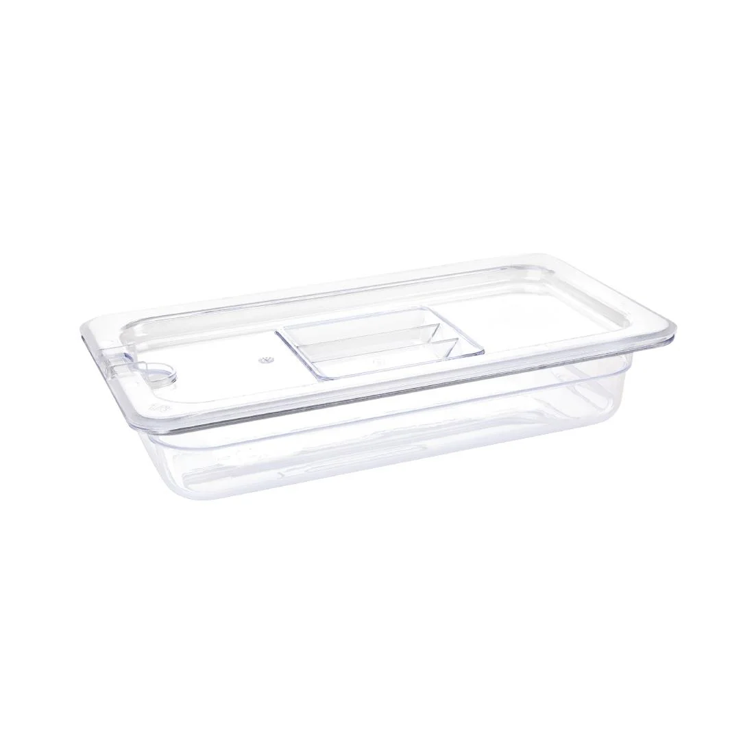 Vogue Polycarbonate 1/3 Gastronorm Container 65mm Clear - Image 4