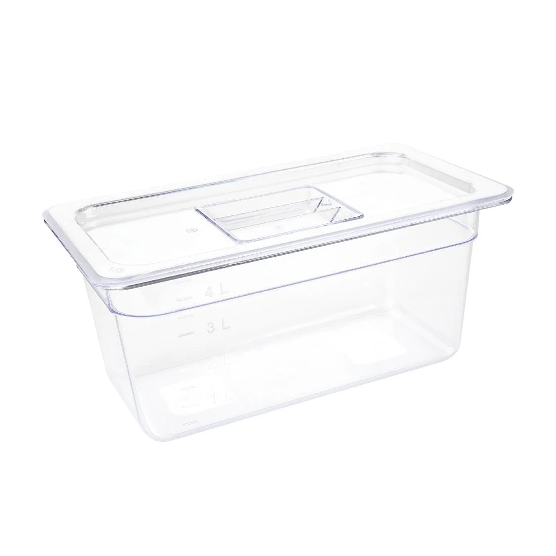 Vogue Polycarbonate 1/3 Gastronorm Container 150mm Clear - Image 3