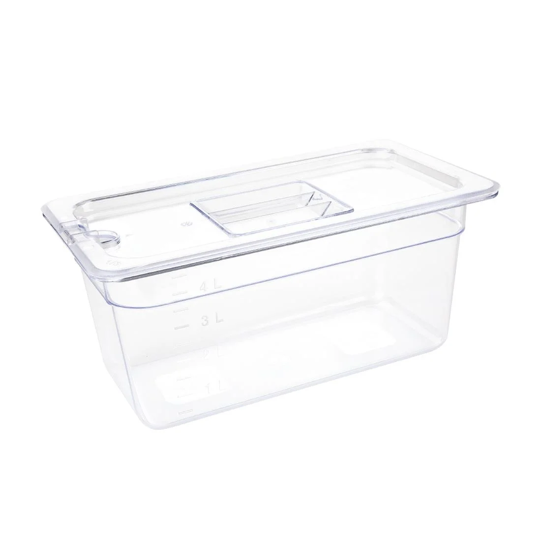 Vogue Polycarbonate 1/3 Gastronorm Container 150mm Clear - Image 4