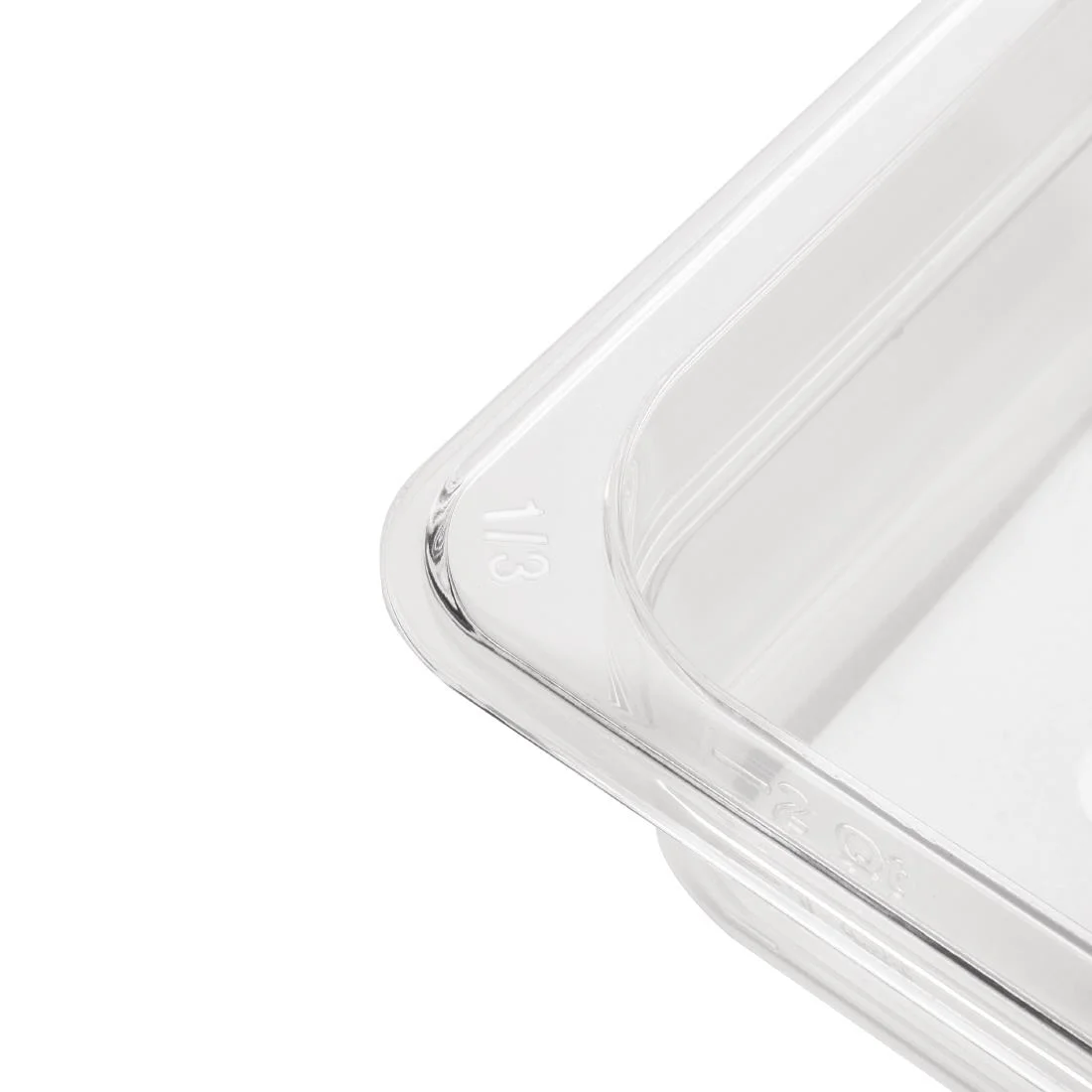 Vogue Polycarbonate 1/3 Gastronorm Container 150mm Clear - Image 5