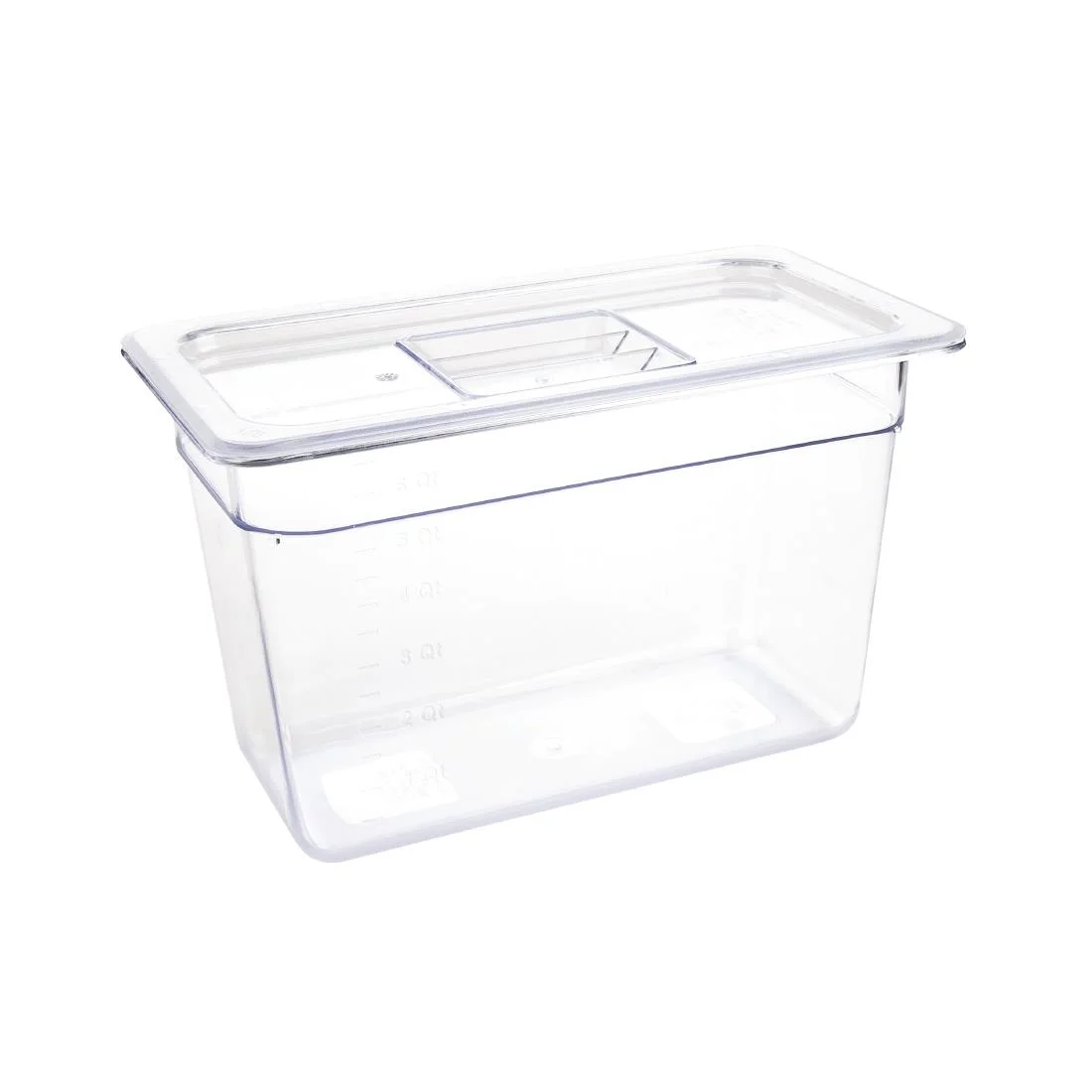 Vogue Polycarbonate 1/3 Gastronorm Container 200mm Clear - Image 3