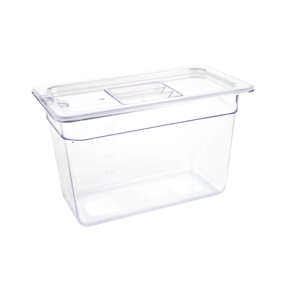 Vogue Polycarbonate 1/3 Gastronorm Container 200mm Clear - Image 4