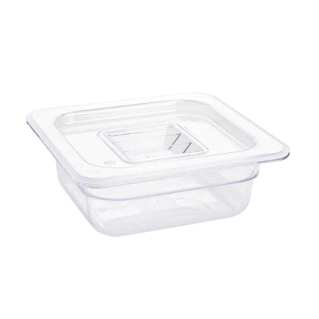 Vogue Polycarbonate 1/6 Gastronorm Container 65mm Clear - Image 3