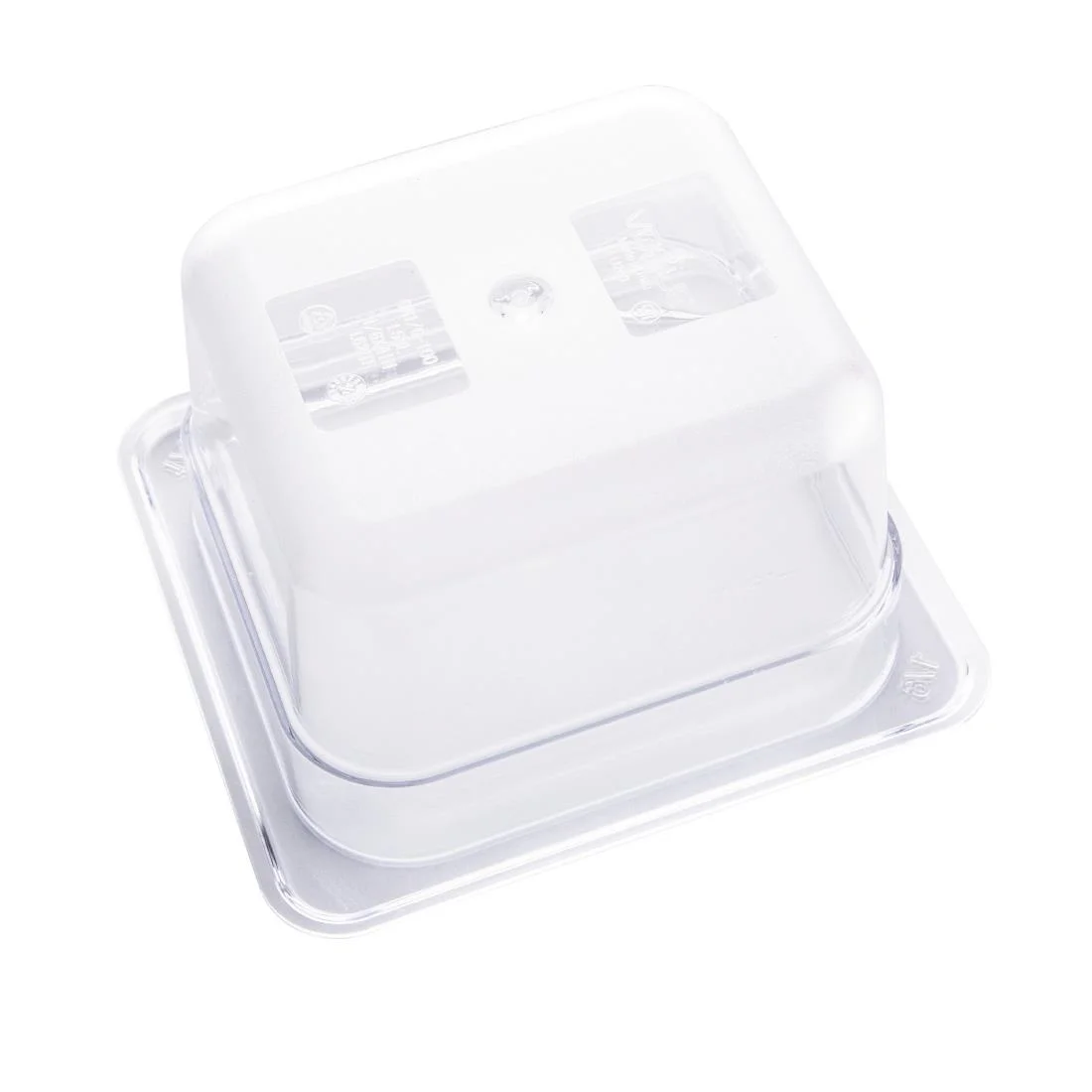 Vogue Polycarbonate 1/6 Gastronorm Container 100mm Clear - Image 6